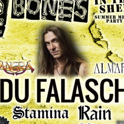 Bones in the Shed w/edu Falaschi, Rain & more @ Shed Music Hall - Casapulla (Ce)