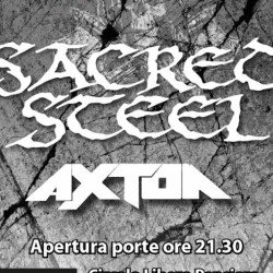 Loud and Proud Night - Sacred Steel + Axton @ Circolo Libero Pensiero (LC)