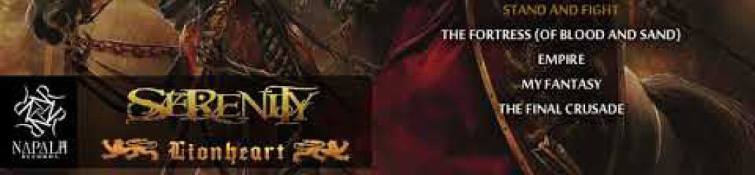 Serenity: guarda l'album preview di "Lioneheart"