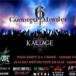 6th Counted Murder + Kaliage @ The One Metal Live - Cassano d'Adda (Mi)