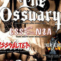 Blasphemous Art Metal Fest @Messapi Club House (Torre Suda - Lecce): The Ossuary + Essenza + Assaulter + Luca Alfieri