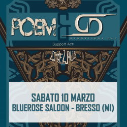 Poem + Damnation Day + White Wall @ Blue Rose CLub - Bresso (MI)