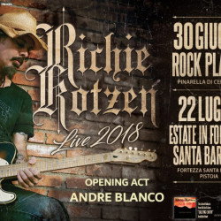 Richie Kotzen @ Estate In Fortezza Santa Barbara - Santa Barbara, Pistoia