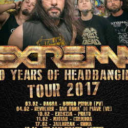 Extrema"Years Of Headbanging Italian Tour 2017" @ La Loggia del Leopardo - Vogogna (VB)