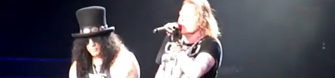 Guns N' Roses: guarda i video-live del concerto giapponese di Kobe