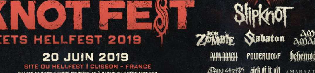 Knotfest France: il festival degli Slipknot sbarca in Europa in collaborazione con l'Hellfest