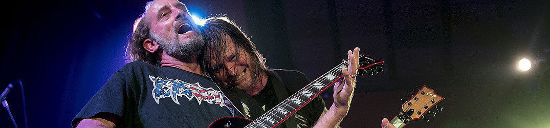 Exodus: Rick Hunolt sul palco con i suoi ex compagni, il video di 'Bonded By Blood'