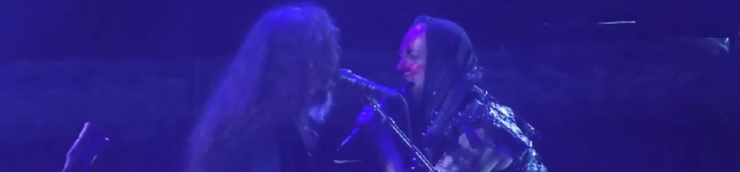 Nergal (Behemoth) sul palco con gli Slayer per 'Evil Has No Boundaries'