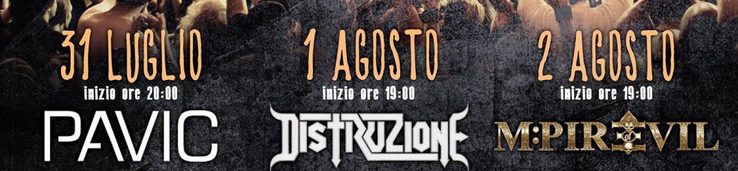 Padova Metal Fest: svelato l'headliner del primo giorno ed il bill definitivo