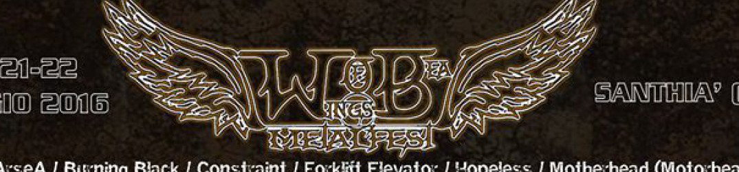 Wings of Bea Metalfest 2016: tutte le bands e gli orari