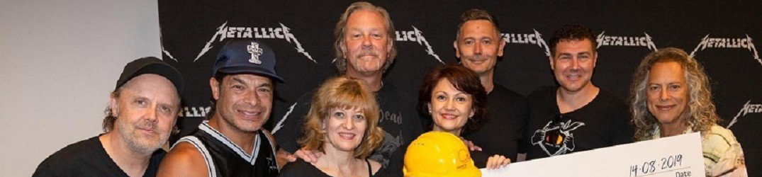 Metallica: donano 250.000 euro all'ospedale pediatrico oncologico Daruieste Viata