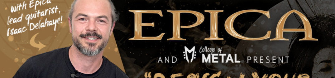 Epica: "College Of Metal" lancia il video tutorial "Design Your Universe Guitar" e un concorso