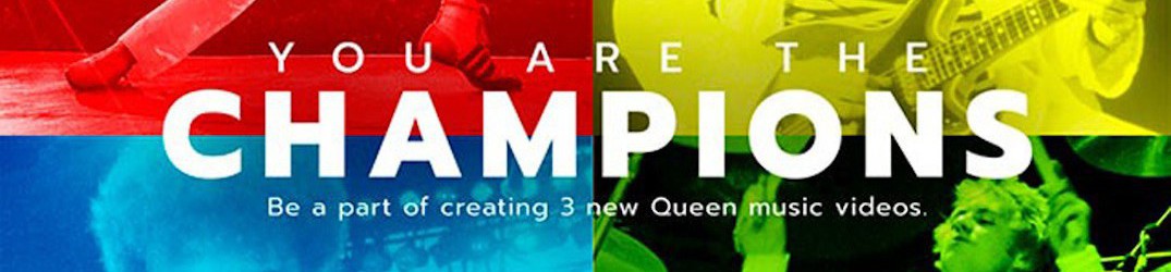 Queen e YouTube:  presentano tre nuovi video per i fan per la campagna "You Are the Champions"