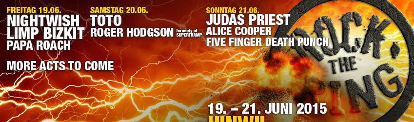 Rock The Ring 2015: annunciati gli headliner della prossima edizione