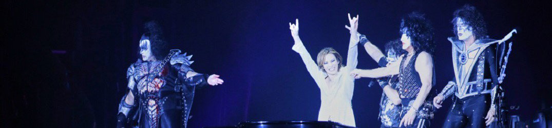 Kiss: Yoshiki degli X-Japan a sorpresa sul palco con la band