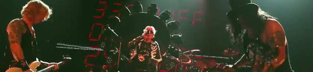 Guns N' Roses: il video ufficiale del concerto di Las Vegas dell'8 aprile