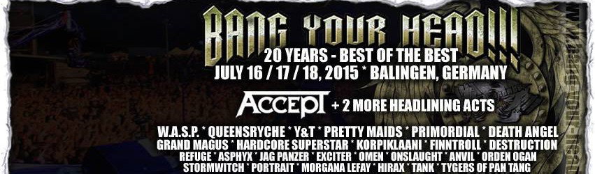 Bang Your Head Festival 2015: si aggiungono tre nuove band