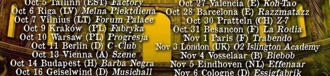 Stratovarius - Annunciato tour europeo, una data in Italia