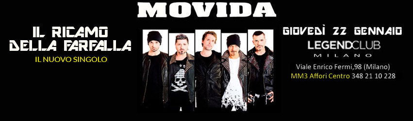 Movida: 'Il Ricamo Della Farfalla', nuovo videoclip della storica band milanese