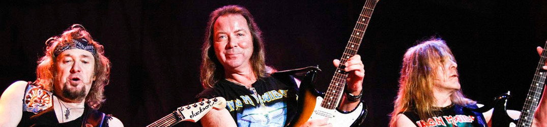 Iron Maiden: online un'intervista (in inglese) a Dave Murray, Adrian Smith e Janick Gers