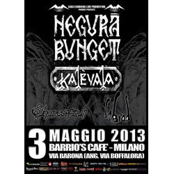 Negura Bunget e Kalevala: 3 maggio a Milano