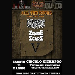 Ciomporock e Zombie Scars: in concerto al "All the rocks"