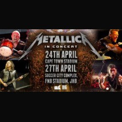 Metallica: video ufficiale della performance a Cape Town