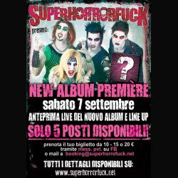 Superhorrorfuck: a settembre presentazione nuovo album e line-up