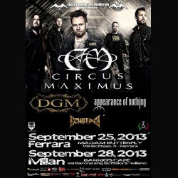 Circus Maximus: in Italia per due date