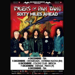 Tygers Of Pan Tang: tour italiano a dicembre