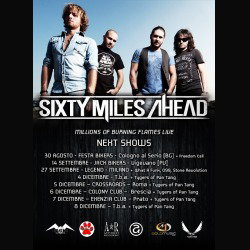 Sixty Miles Ahead: nuove date live in arrivo