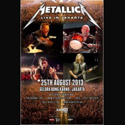 Metallica: il governatore di Jakarta frequenta un loro concerto