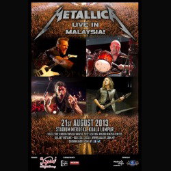 Metallica: video recap dal concerto di Kuala Lumpur