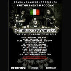 Neurasthenia: al via il tour russo