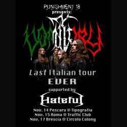 Vomitory: ultima occasione per vederli dal vivo