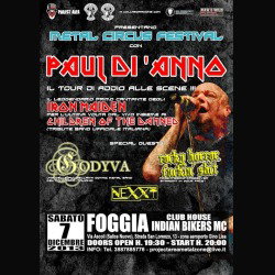 Paul DiAnno: il tour d'addio fa tappa anche in Puglia