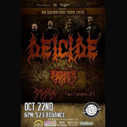 Deicide: tre persone accoltellate al loro concerto