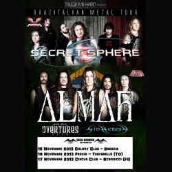 Secret Sphere e Almah: le band di supporto nel tour italiano