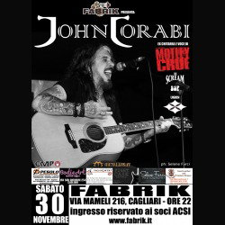 John Corabi: a novembre data in Sardegna