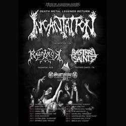 Incantation: dal vivo in Italia con Ragnarok e altri