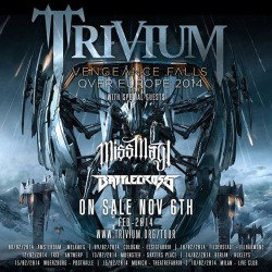 Trivium: nuova data italiana a febbraio 2014