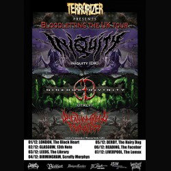 Hideous Divinity: tour in Inghilterra