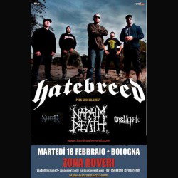 Hatebreed e Napalm Death: svelati i gruppi di supporto
