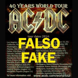 AC/DC: nessun concerto in Italia per il 2014