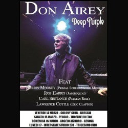 Don Airey: a marzo in Italia