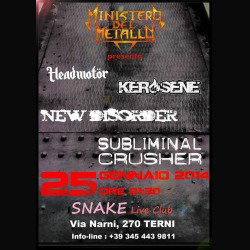 Subliminal Crusher: live a Terni
