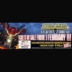 Total Metal Festival 2014: biglietti disponibili dal 3 febbraio
