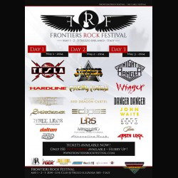 Frontiers Rock Festival: messaggio da Nigel Bailey dei Three Lions