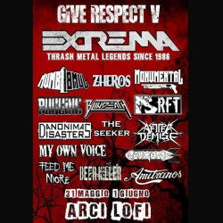 Give Respect V: Extrema headliner del festival