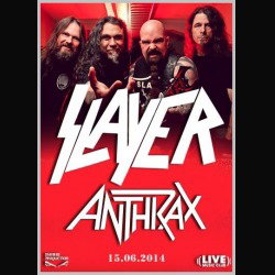 Slayer: due date in Italia con gli Anthrax